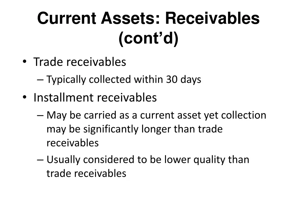 current assets receivables cont d 1