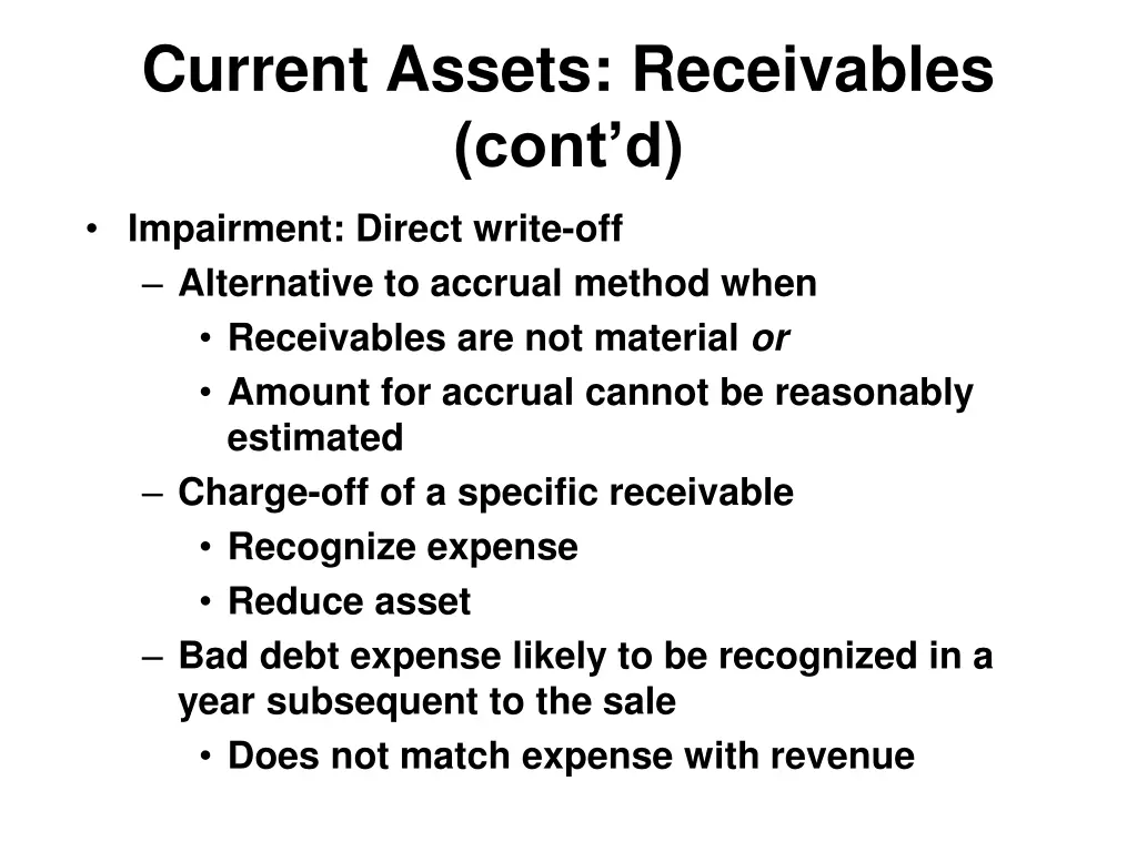 current assets receivables cont d