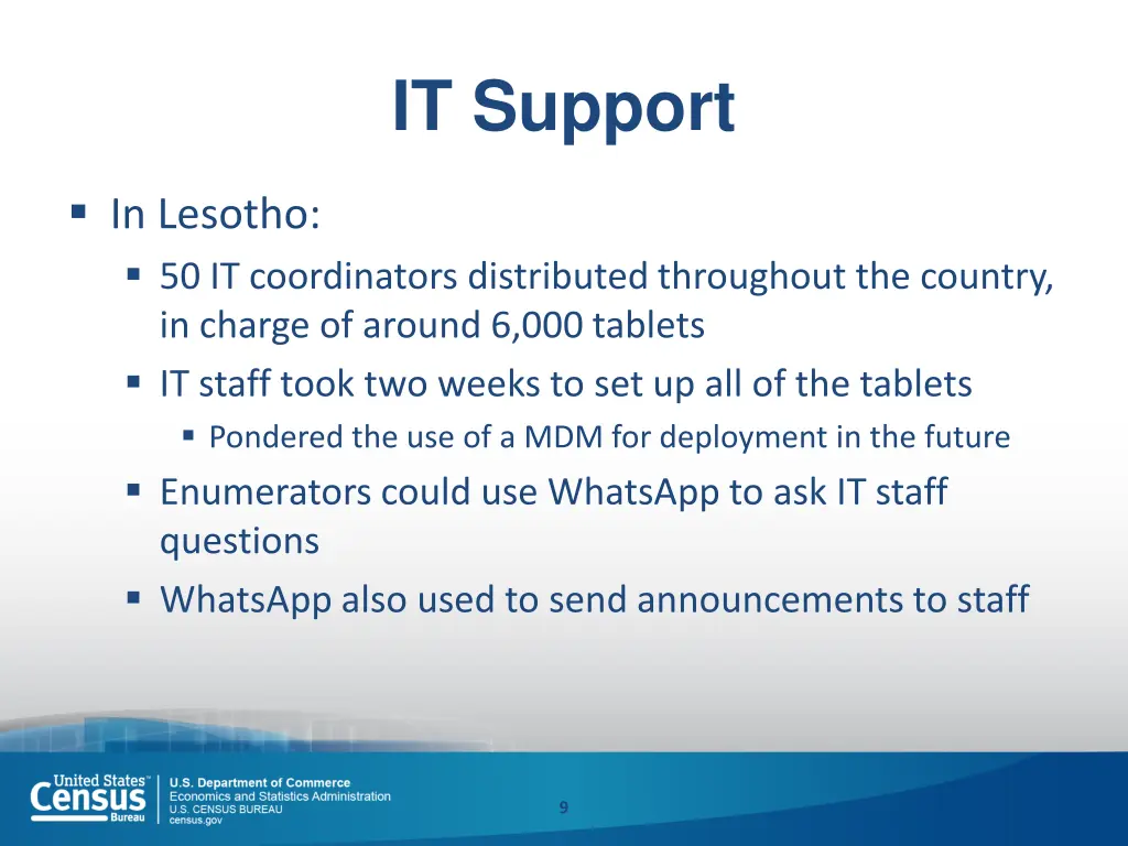 it support