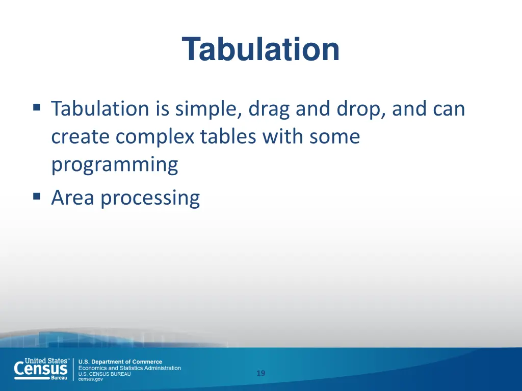 tabulation