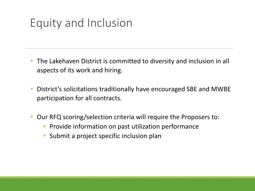 equity and inclusion