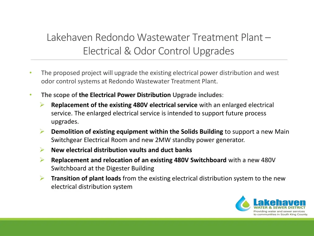 lakehaven redondo wastewater treatment plant