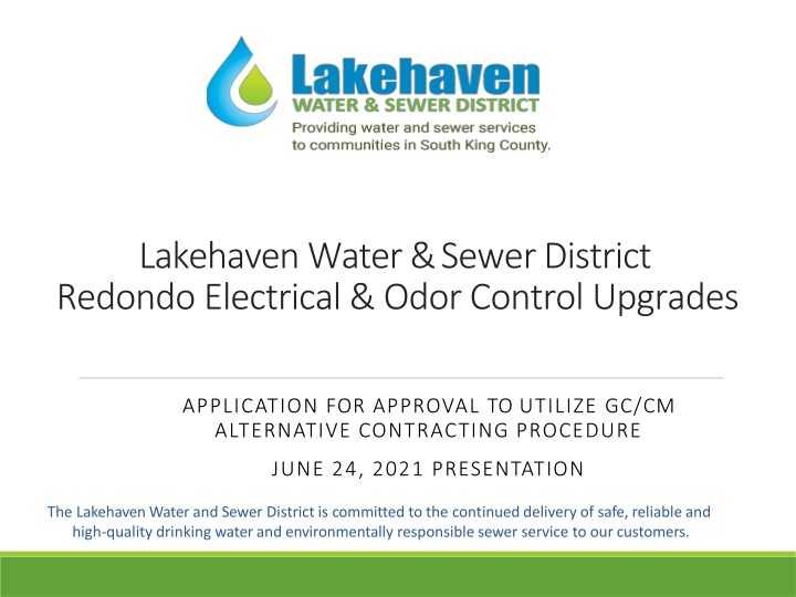 lakehaven water sewer district redondo electrical