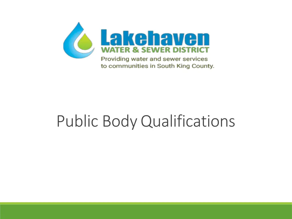 public bodyqualifications