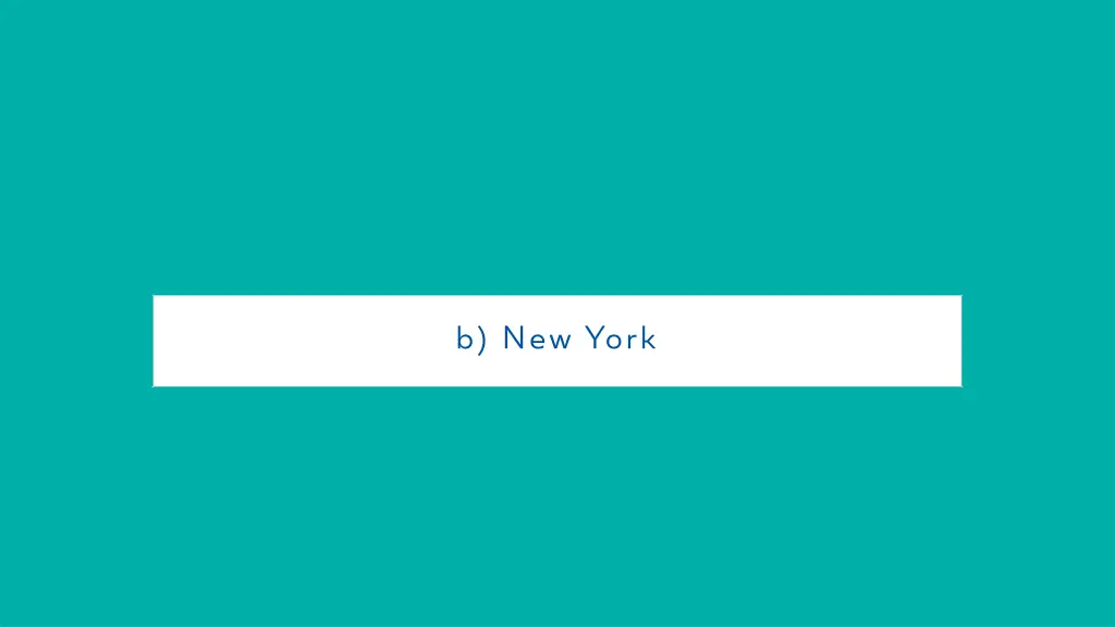 b new york