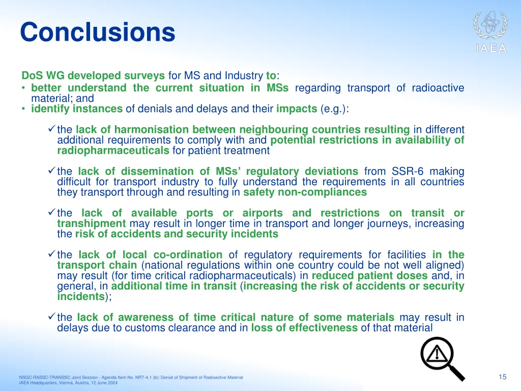 conclusions