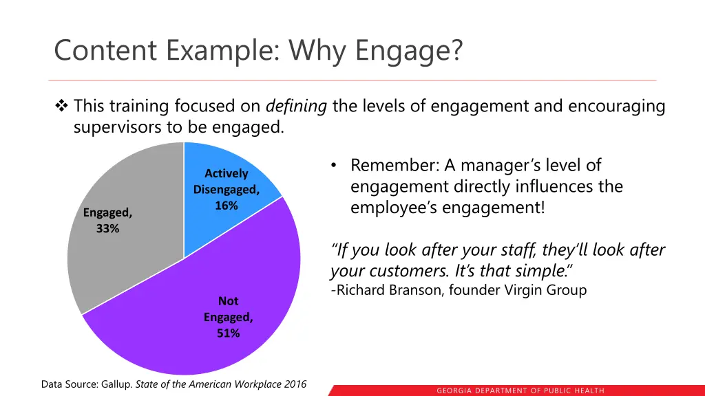 content example why engage