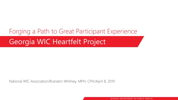forging a path to great participant experience