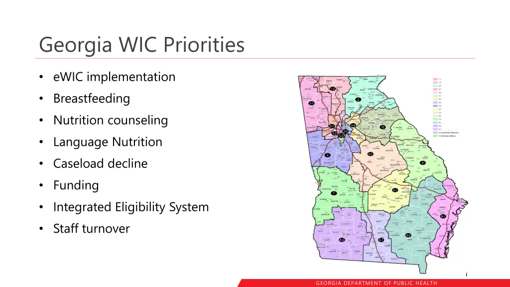 georgia wic priorities