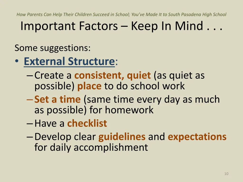 how parents can help their children succeed 9