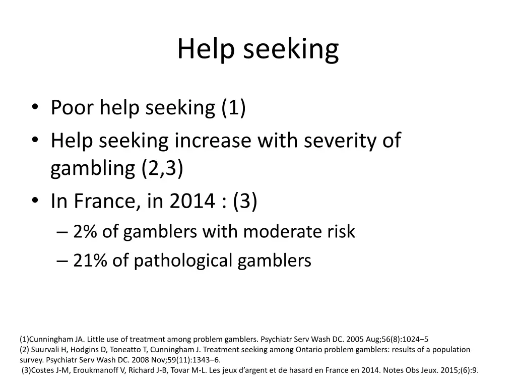 help seeking