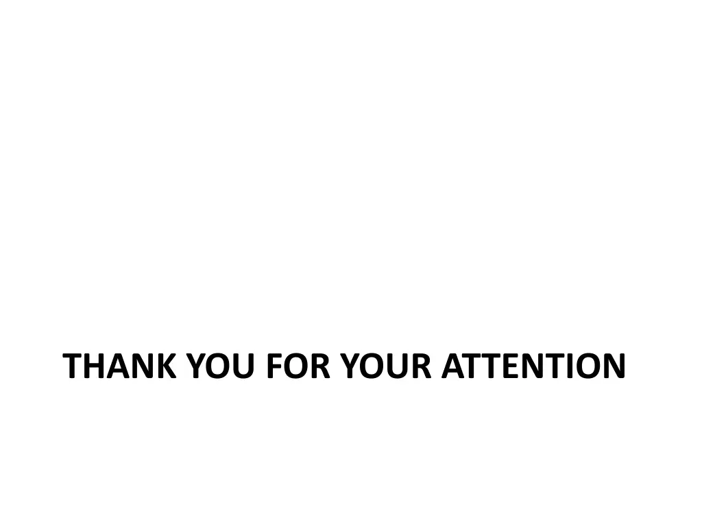 thank you for your attention