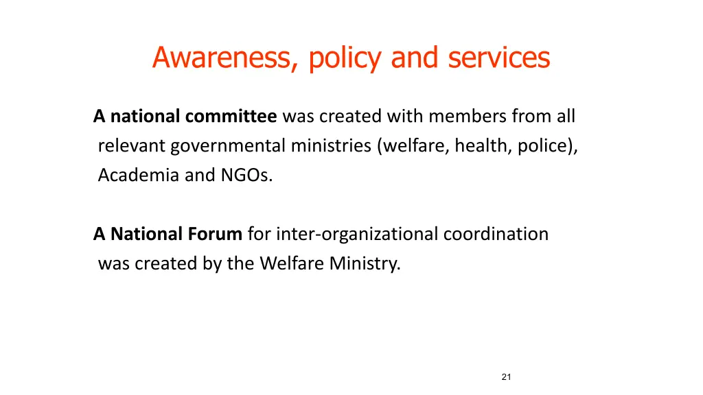 awareness policy and services 1