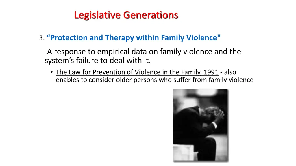 legislative generations 2