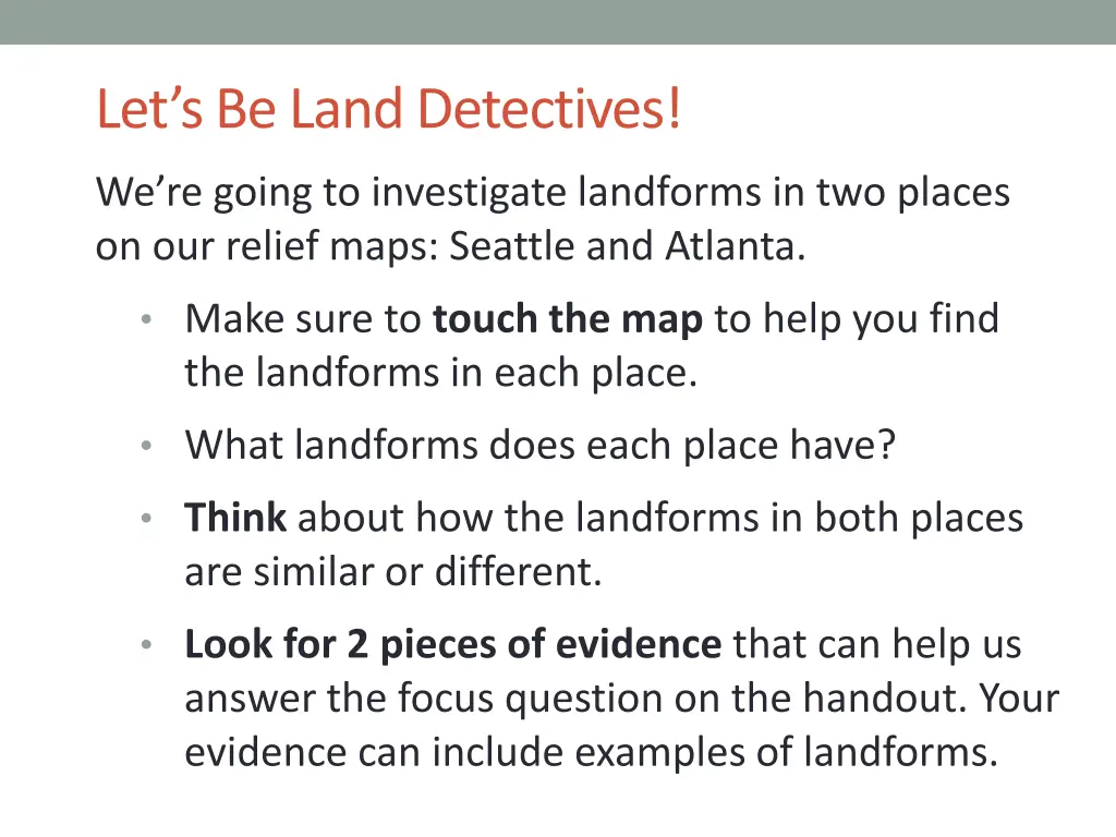 let s be land detectives