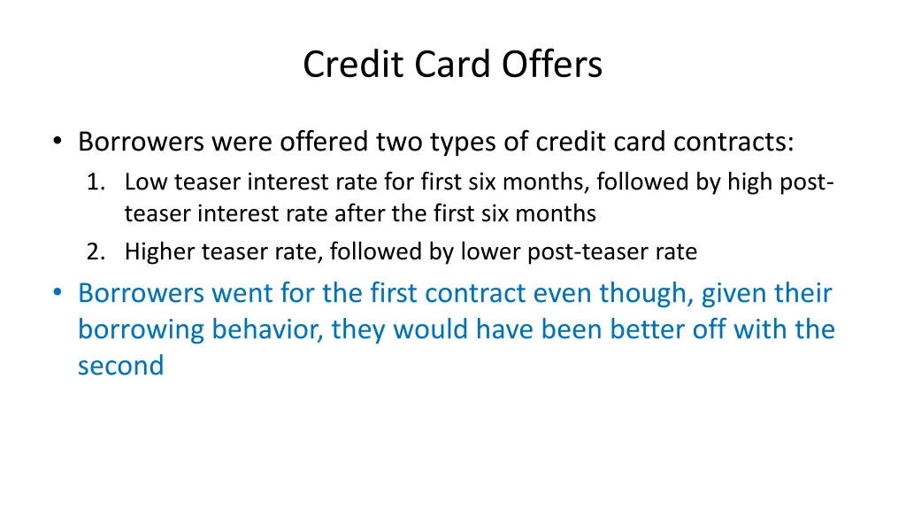 credit card offers
