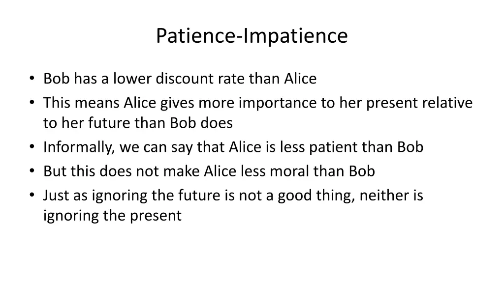 patience impatience