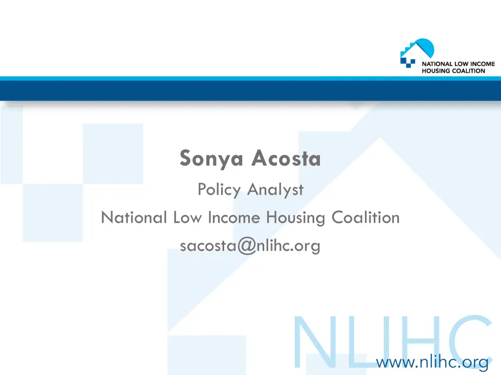 sonya acosta policy analyst