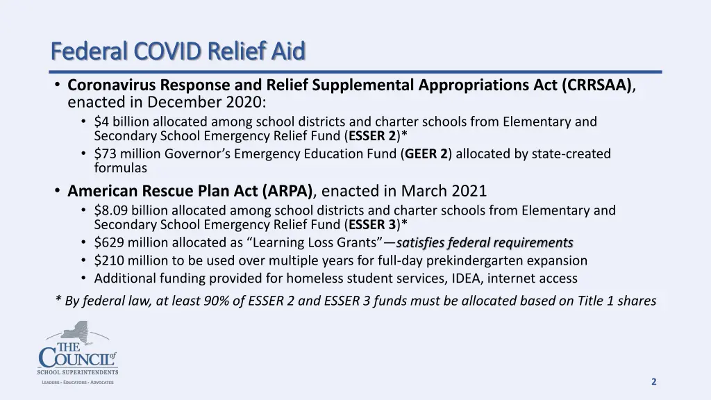 federal covid relief aid federal covid relief aid