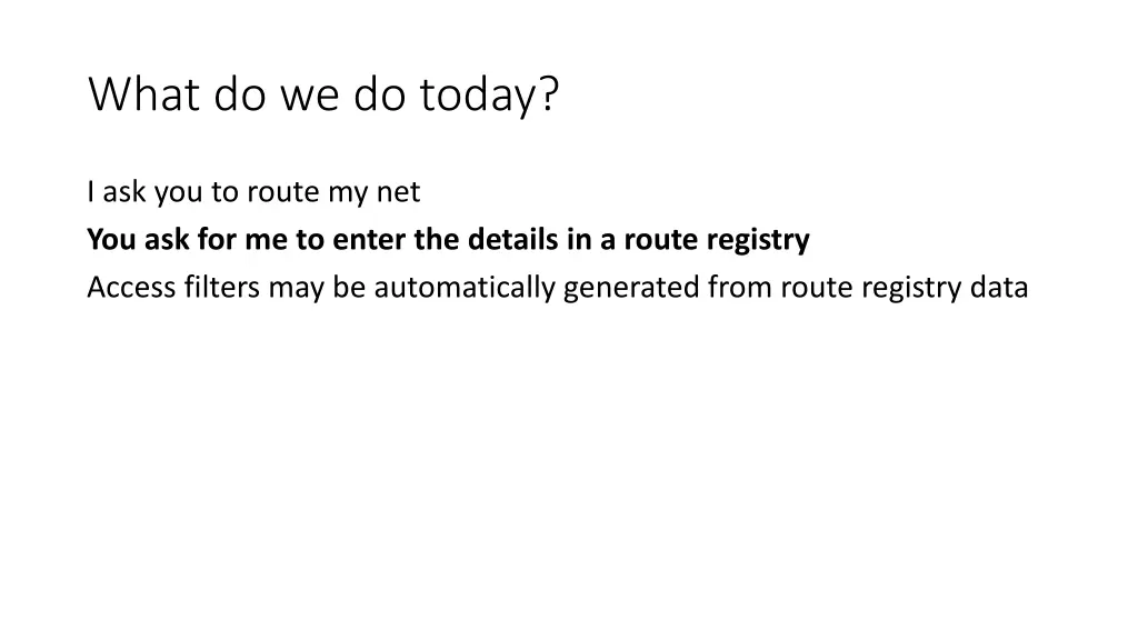what do we do today 6