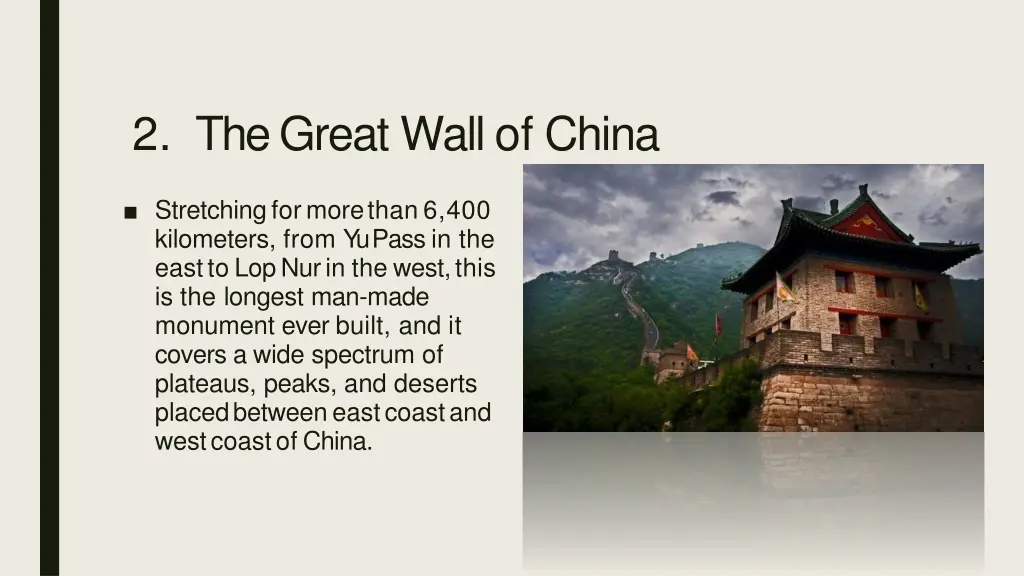 2 the great wall of china
