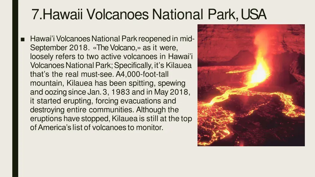7 hawaii volcanoes national park usa