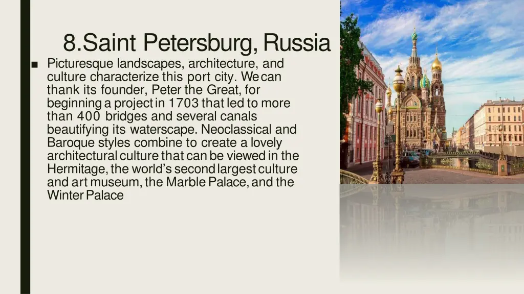 8 saint petersburg russia picturesque landscapes