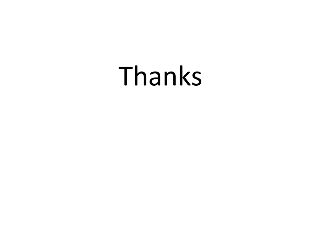 thanks