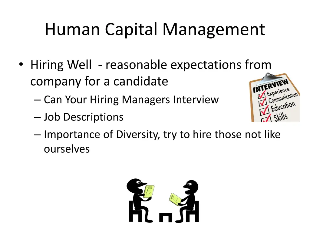human capital management