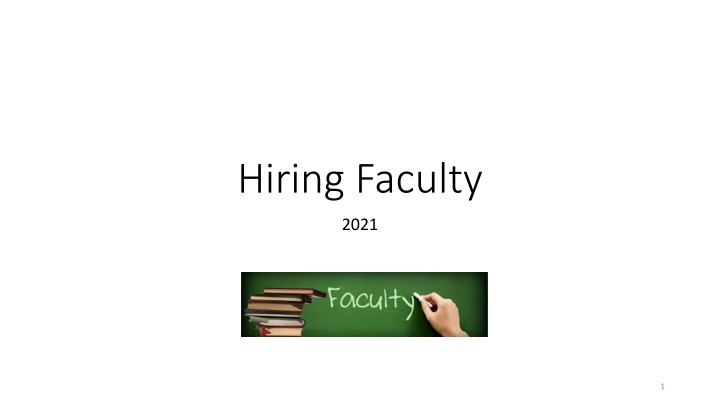 hiring faculty