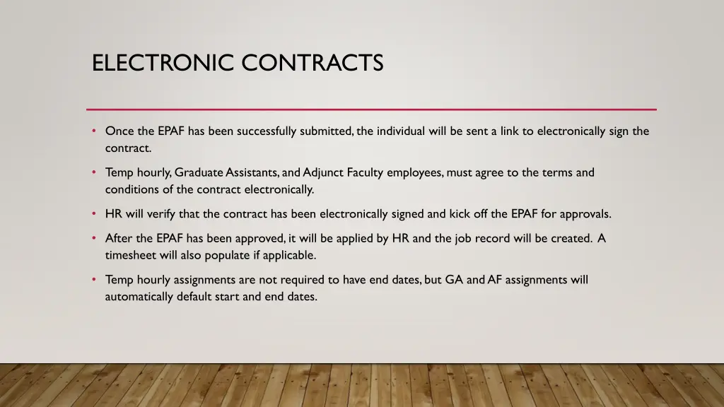 electronic contracts