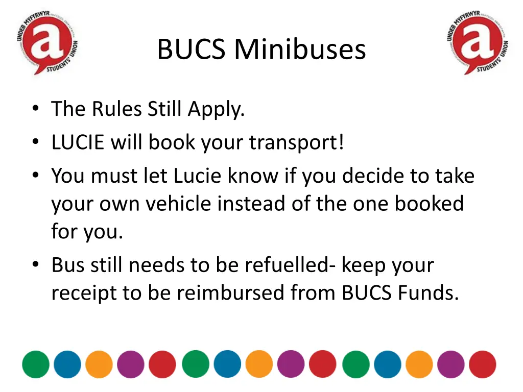 bucs minibuses