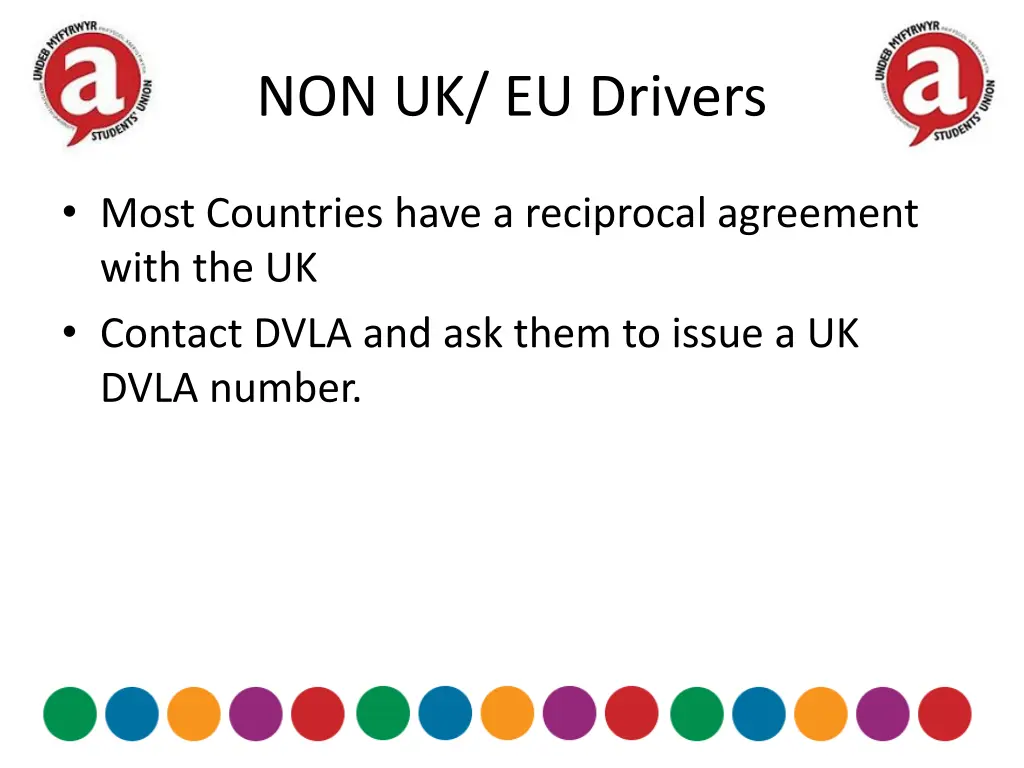 non uk eu drivers