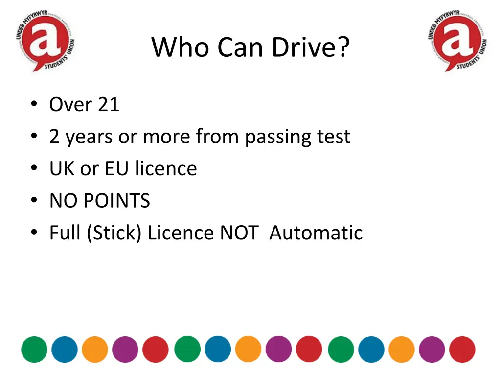 who can drive