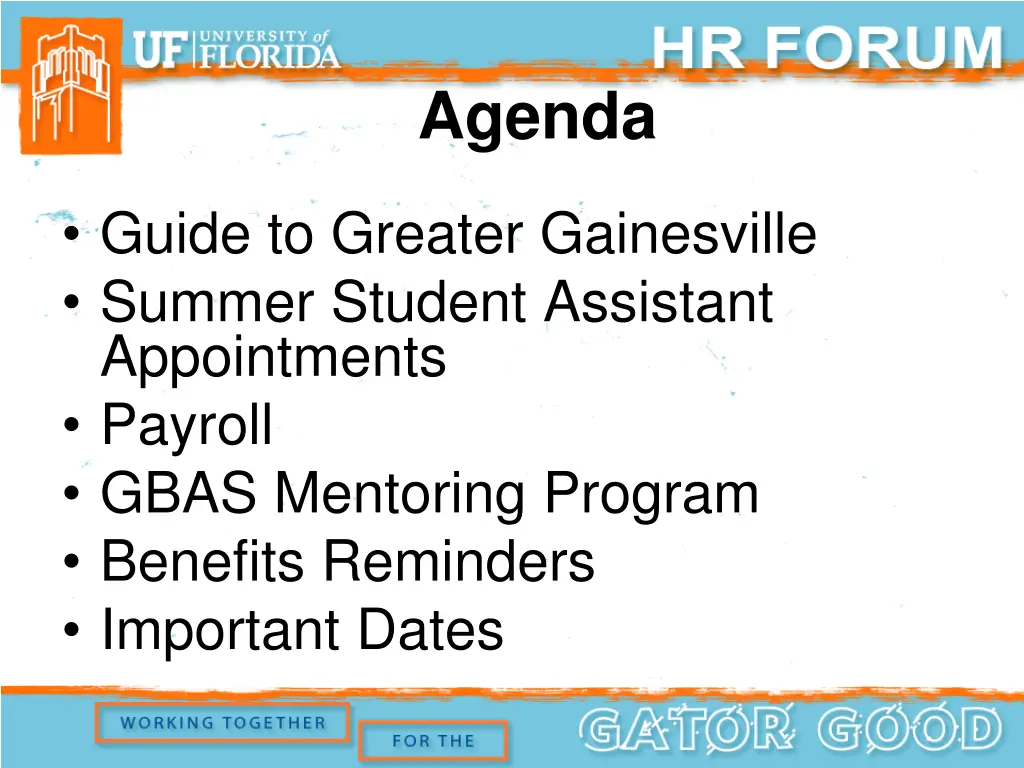 agenda
