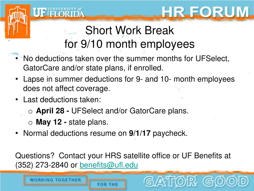 short work break for 9 10 month employees 1