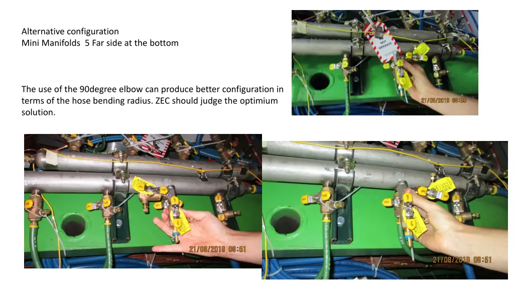 alternative configuration mini manifolds