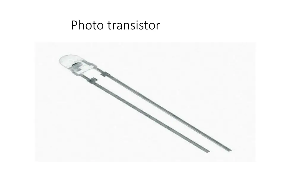 photo transistor
