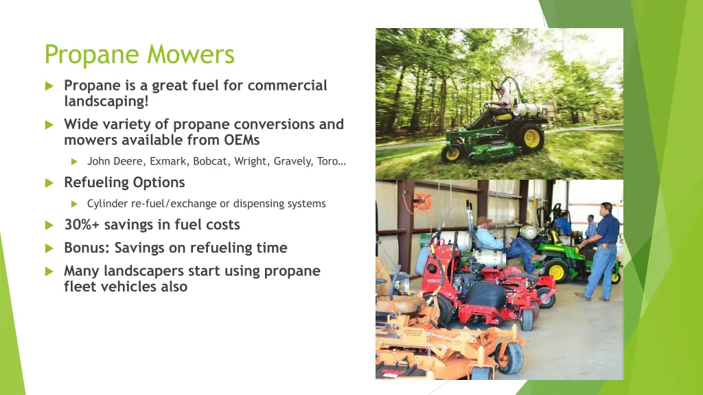 propane mowers