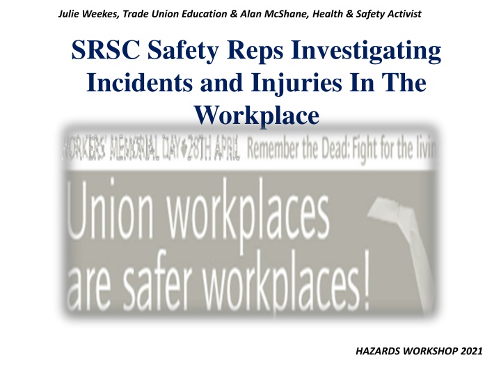 julie weekes trade union education alan mcshane