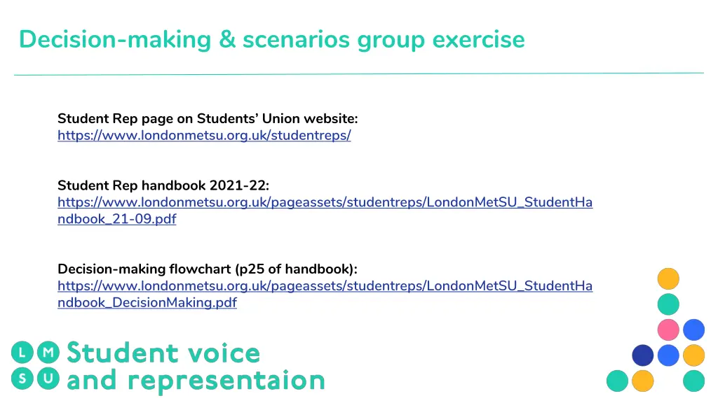 decision making scenarios group exercise 2