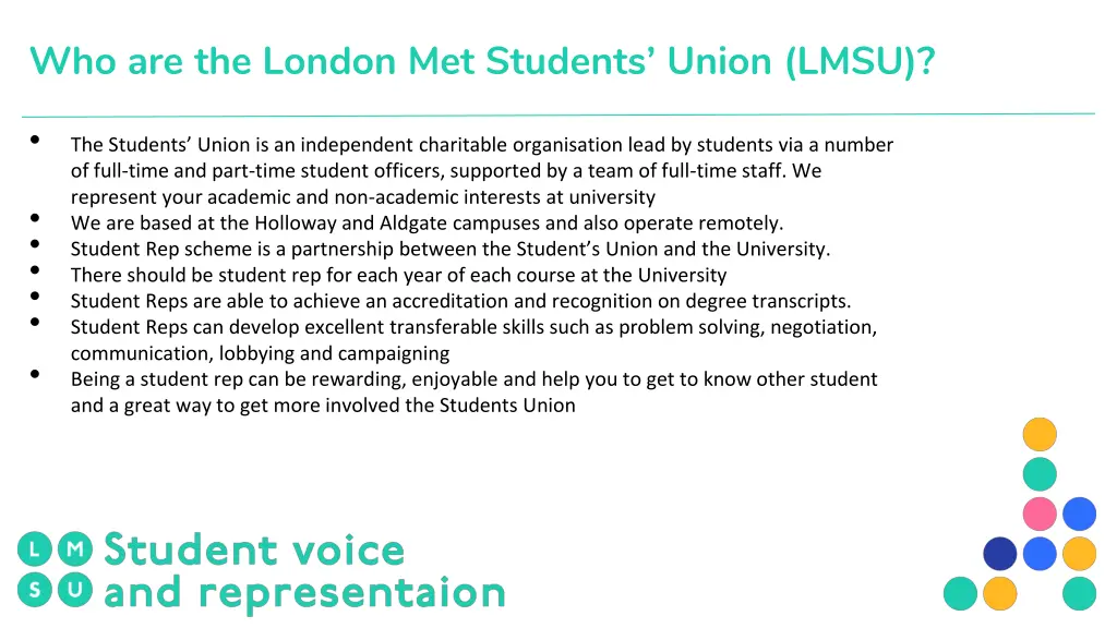 who are the london met students union lmsu