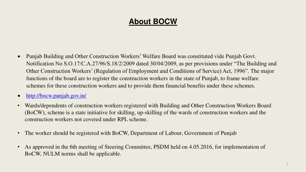 about bocw