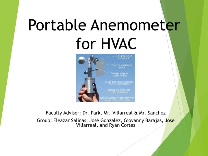 portable anemometer for hvac