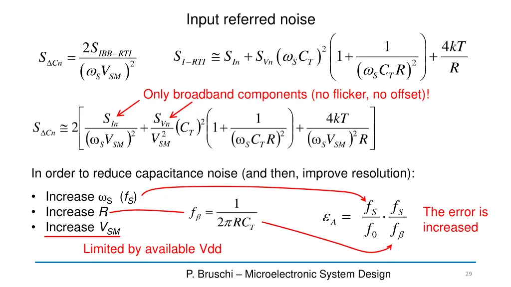 input referred noise