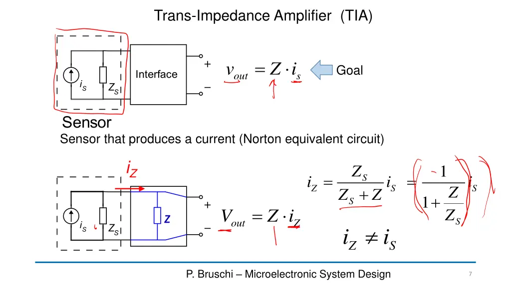 trans impedance amplifier tia