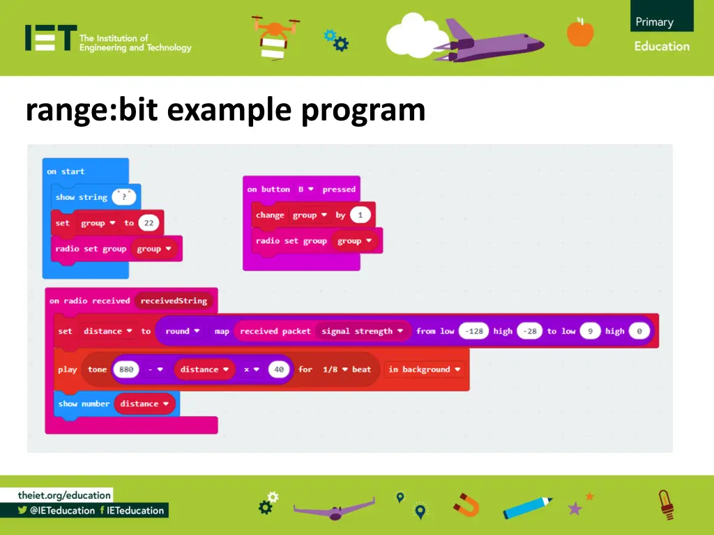 range bit example program