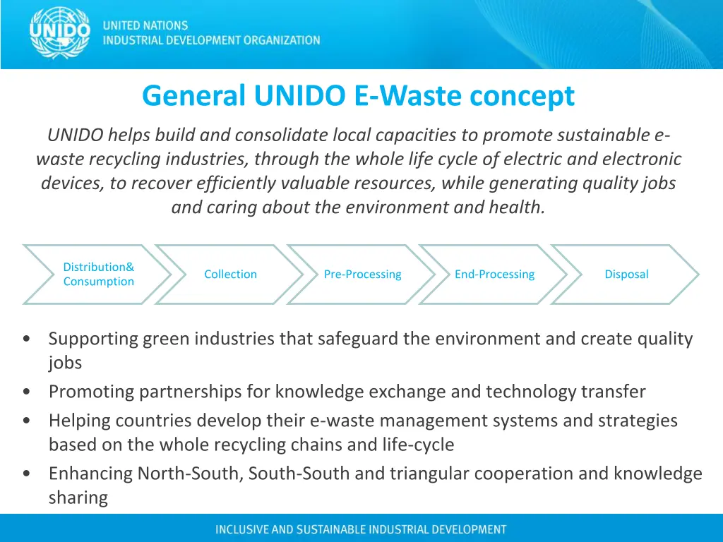 general unido e waste concept