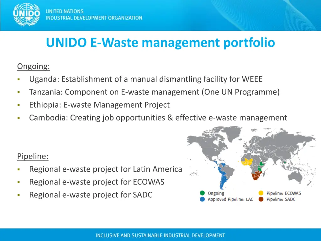unido e waste management portfolio