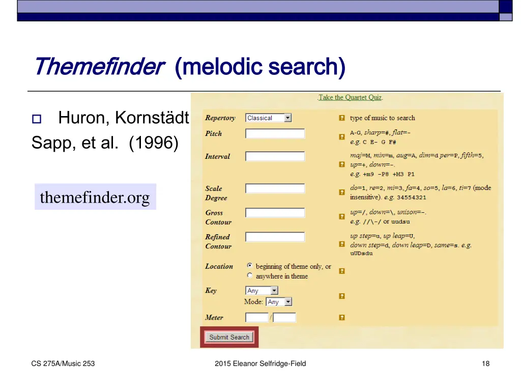 themefinder themefinder melodic search melodic